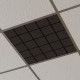 Acoustic plate for suspended ceiling systems Ecosound Tetras Strong 600x600x25mm grey