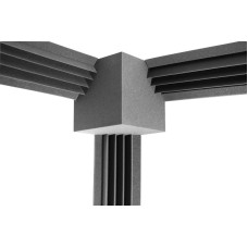 Set Ecosound Angle saw 3 pieces (16cm x 2m) + Сube 15x15cm Color black graphite