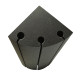 Bass trap angular Ecosound Bass trap Sector 1000х250х250 color black graphite