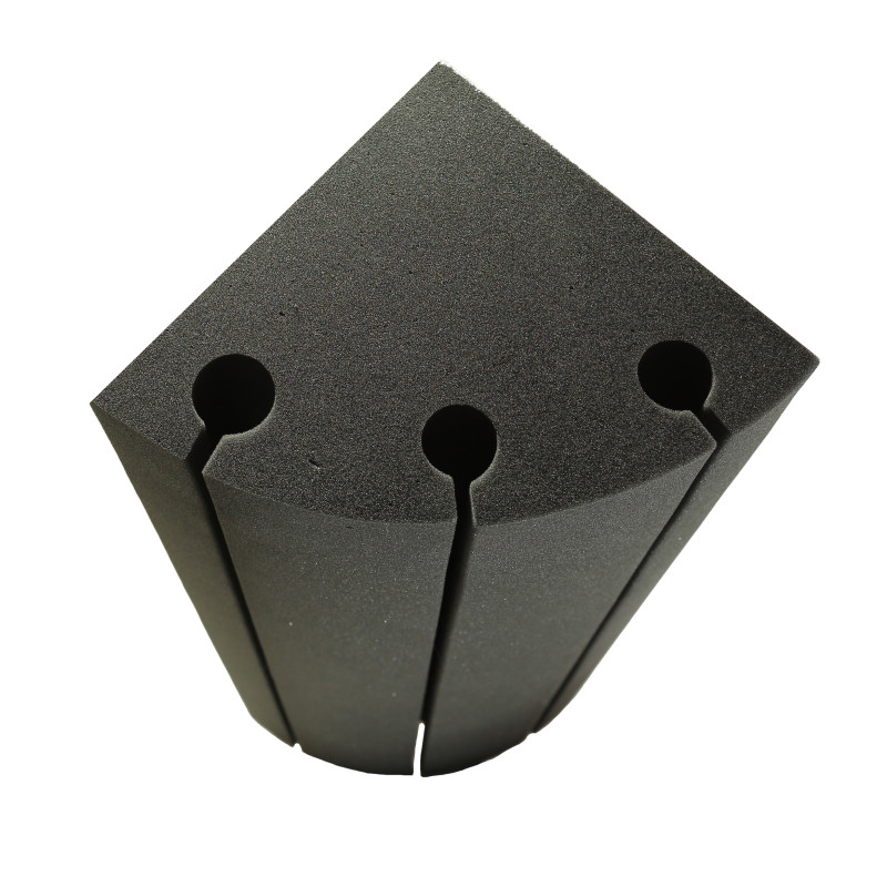 Bass trap angular Ecosound Bass trap Sector 500х250х250 color black graphite