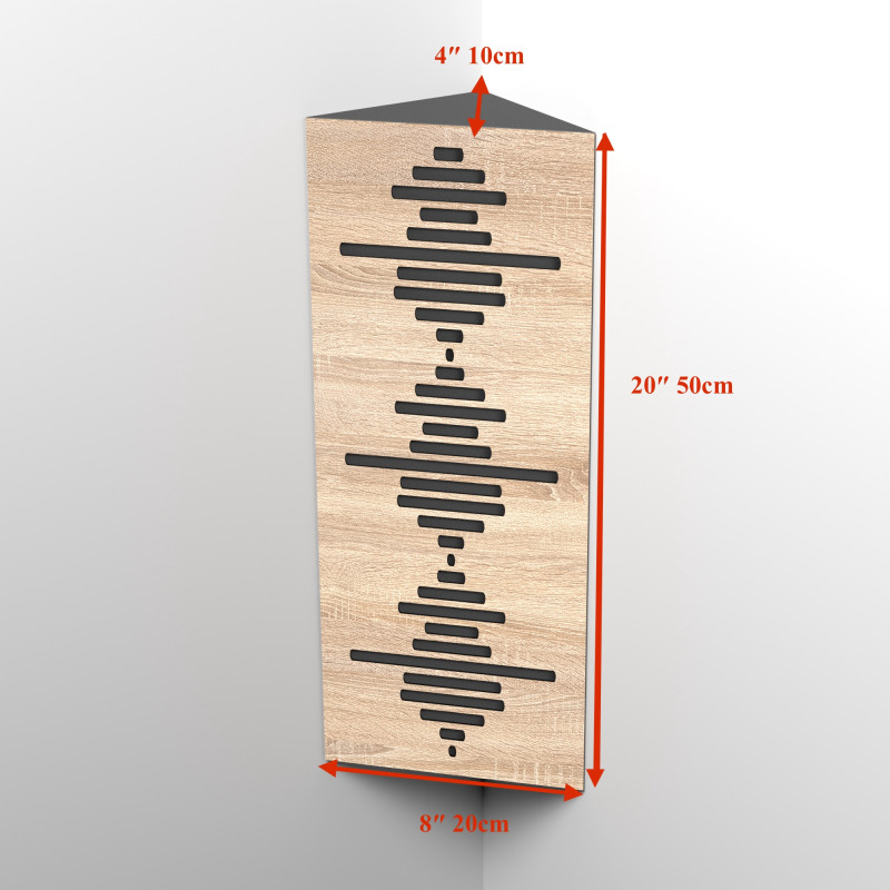 Bass trap Ecosound Bass trap mini Vortex wood 500x200x100 colors in stock 
