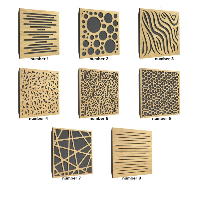 Ecosound Ecowave wood bass trap 250x250x250, assorted colors