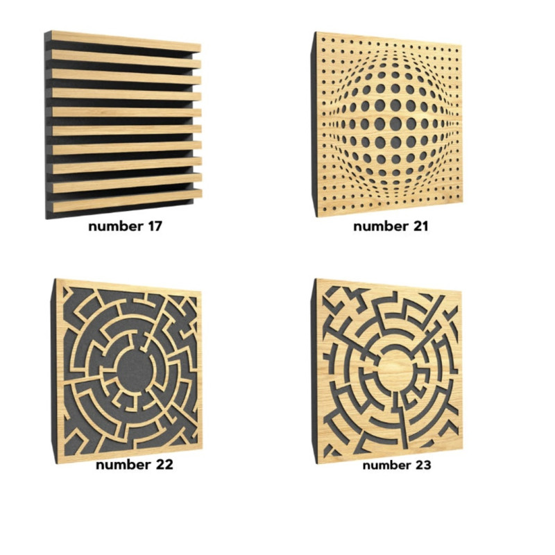 Ecosound Ecowave wood bass trap 250x250x250, assorted colors