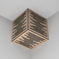 Ecosound Ecowave wood bass trap 250x250x250, assorted colors