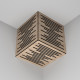 Ecosound Ecowave wood bass trap 250x250x250, assorted colors