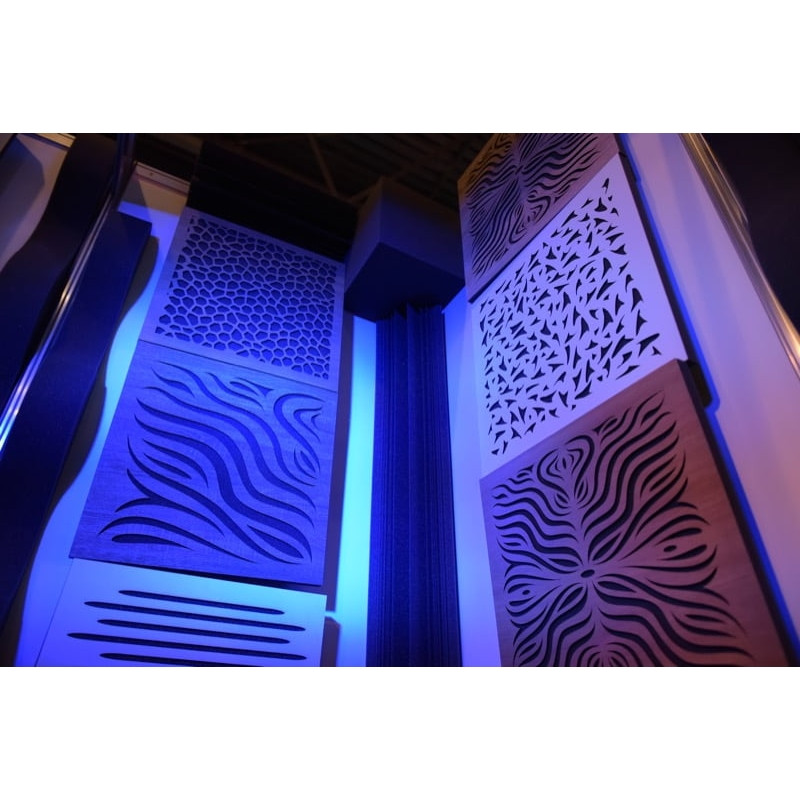 Acoustic panel Ecosound Chimera F Ebony&Ivory 50x50cm 73mm color black-white