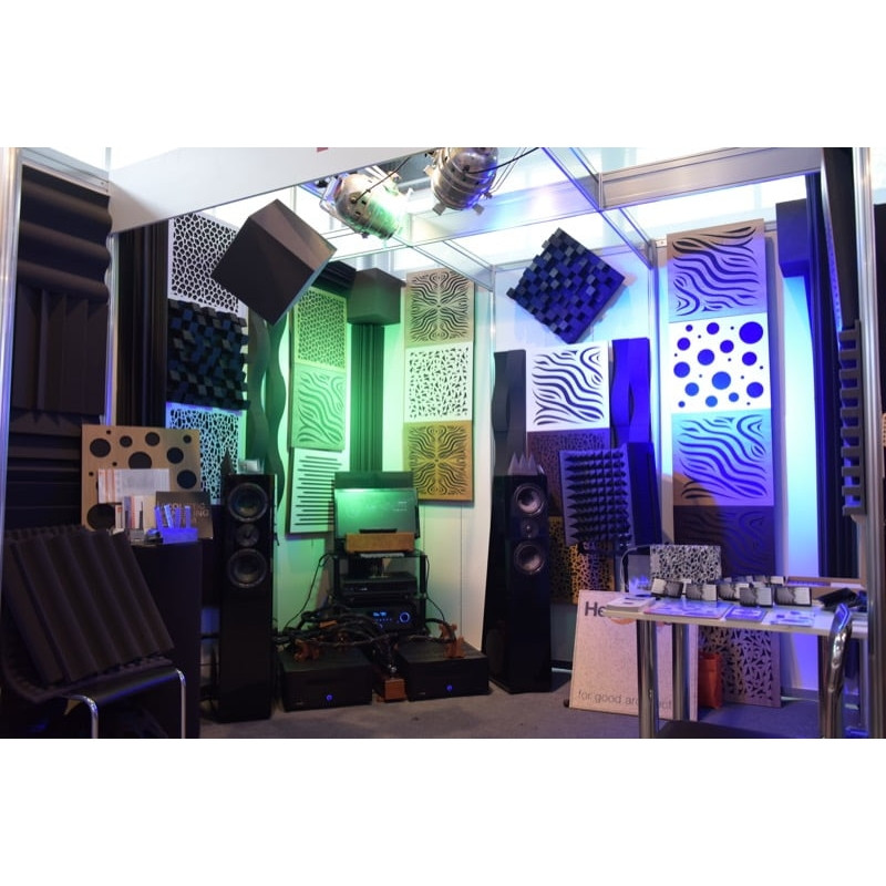 Acoustic panel Ecosound Chimera F Ebony&Ivory 50x50cm 73mm color black-white