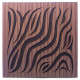 Acoustic panel Ecosound Chimera Venge Contrast 50x50cm 33mm color brown striped