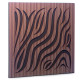Acoustic panel Ecosound Chimera Venge Contrast 50x50cm 33mm color brown striped