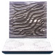 Acoustic panel Ecosound Chimera Venge Contrast 50x50cm 33mm color brown striped