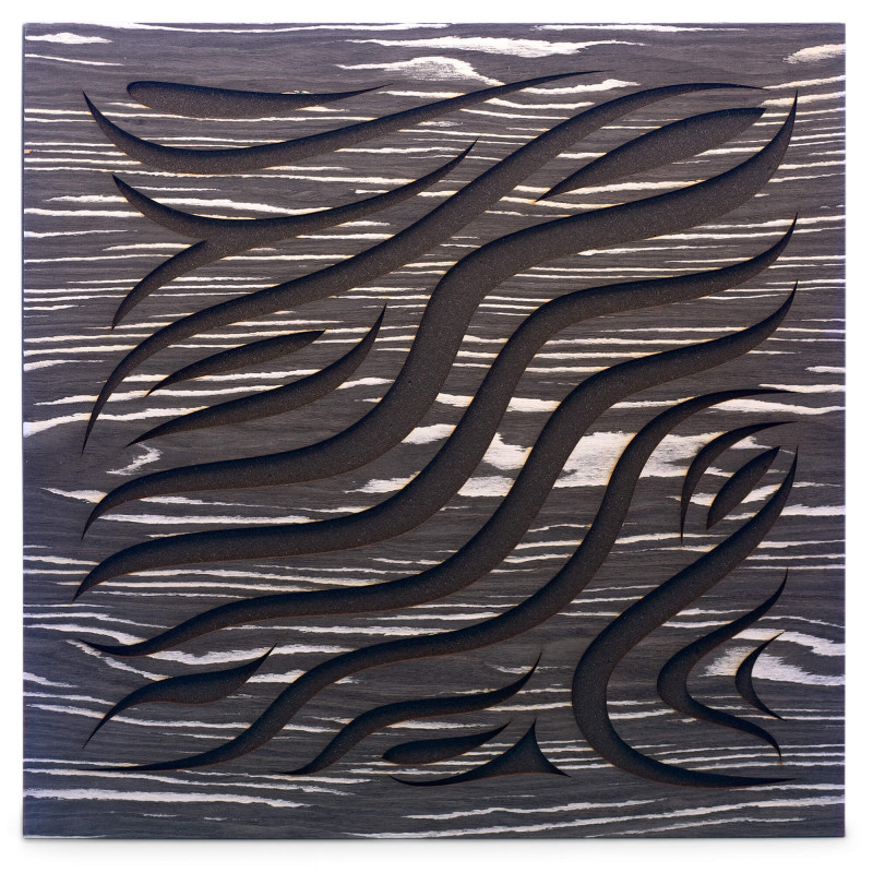 Acoustic panel Ecosound Chimera Ebony&Ivory 50x50cm 33mm color black-white