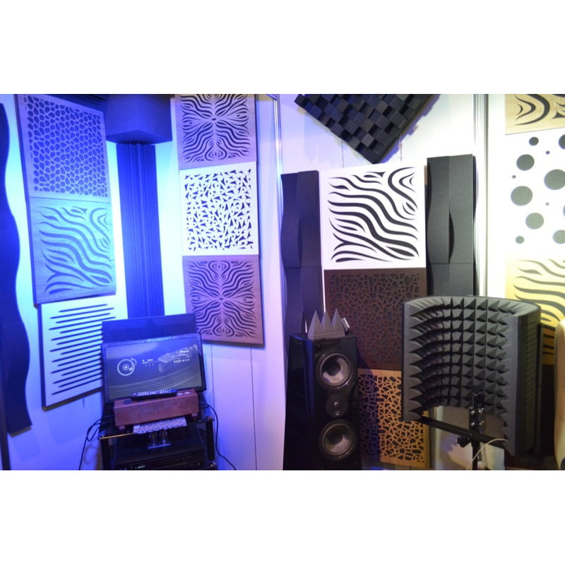 Acoustic panel Ecosound Chimera Ebony&Ivory 50x50cm 33mm color black-white