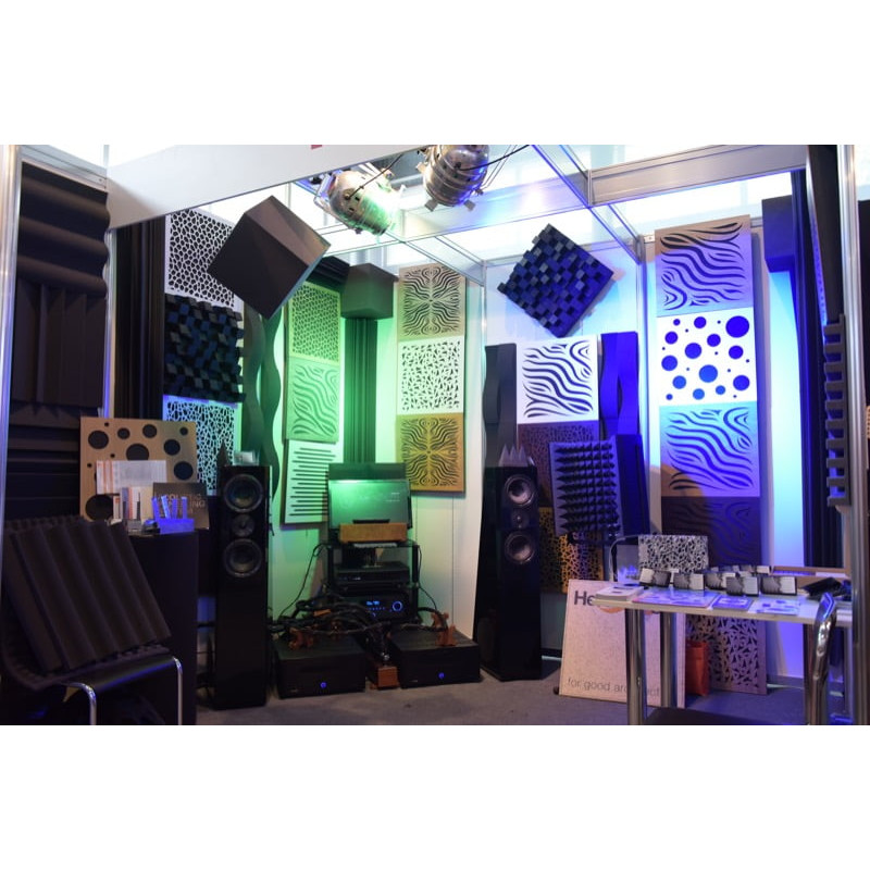 Acoustic panel Ecosound Chimera Ebony&Ivory 50x50cm 33mm color black-white