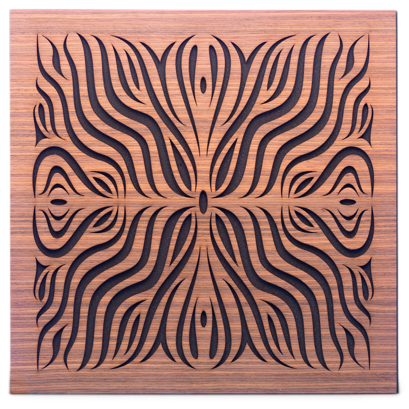 Acoustic panel Ecosound Chimera F Rosewood 50x50cm 33mm color brown