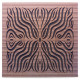 Acoustic panel Ecosound Chimera F Venge Contrast 50x50cm 73mm Color brown stripes