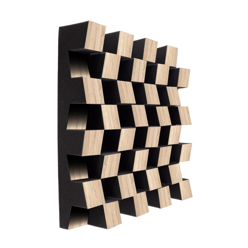 Acoustic diffuser-diffuser Ecosound Ecodiff 8x8 50 x 50 cm 103 mm 