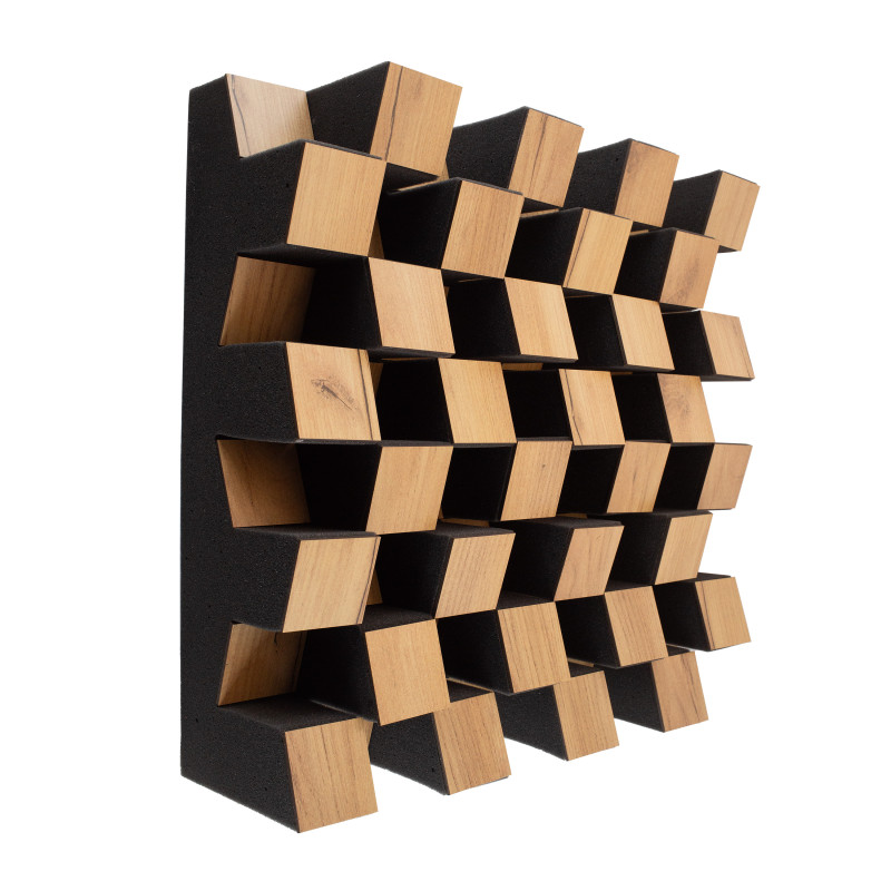 Acoustic diffuser-diffuser Ecosound Ecodiff 8x8 50 x 50 cm 153 mm 