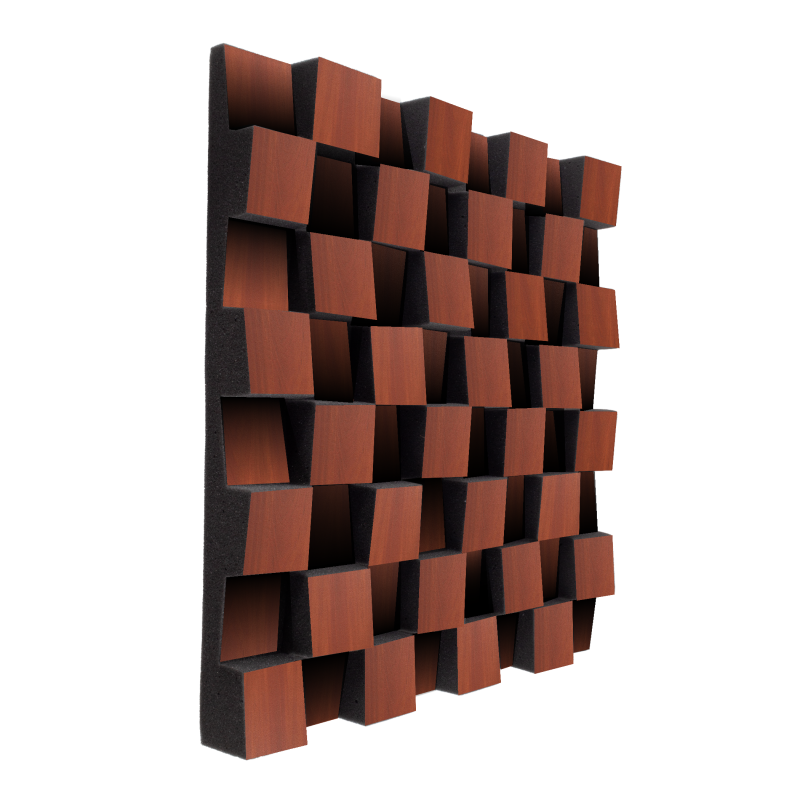 Acoustic diffuser-diffuser Ecosound Ecodiff 8x8 50 x 50 cm 53 mm 