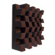 Acoustic diffuser-diffuser Ecosound Ecodiff 8x8 50 x 50 cm 153 mm 