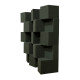 Acoustic diffuser Ecosound EcoDIFF foam Picasso 150mm, 50x50 cm black