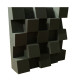 Acoustic diffuser Ecosound EcoDIFF foam Picasso 150mm, 50x50 cm black
