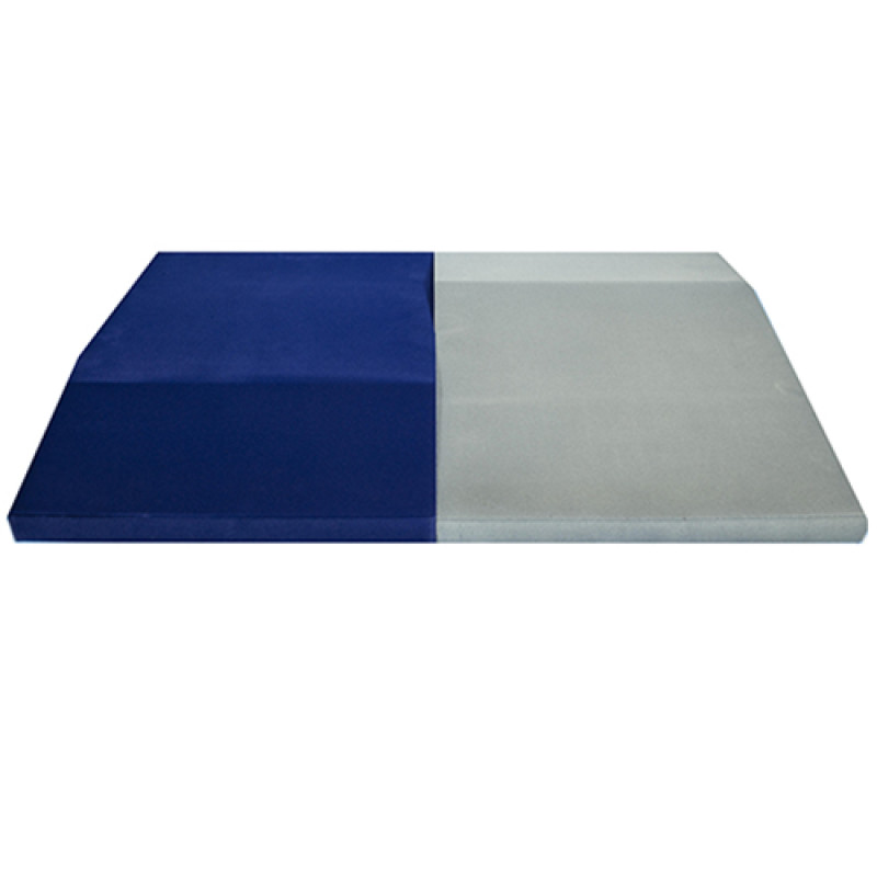 Acoustic plate Ecosound Doblorectang Acqua 800x500x80mm color blue