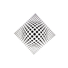 Acoustic panel Ecosound Lens white 50x50 cm 53mm 