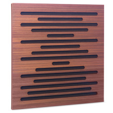 Acoustic panel Ecosound EcoWave Rosewood 50x50cm 33mm color brown