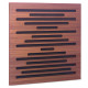 Acoustic panel Ecosound EcoWave Rosewood 50x50cm 53mm color brown