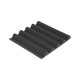 Acoustic foam panel Ecosound VOLNA-L 50mm, 50x50cm graphite black