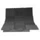 Acoustic foam panel Ecosound VOLNA XL 50mm, 50x50cm graphite black