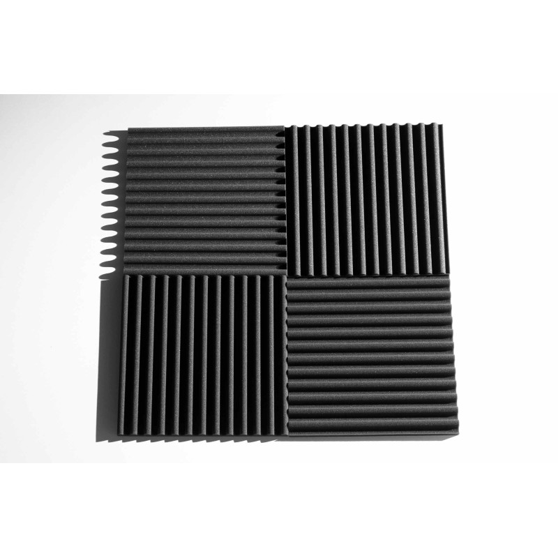 Acoustic foam panel Ecosound VOLNA-S 30 mm, 50x50cm graphite black