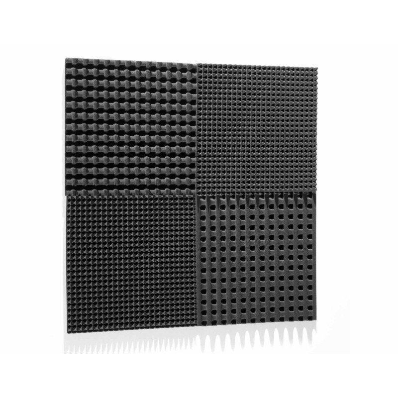 Acoustic foam panel Ecosound VOLNA 30mm, 50x50cm graphite black