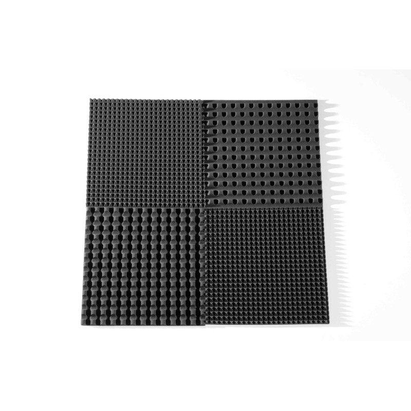 Acoustic foam panel Ecosound PYRAMID S 30mm, 50x50cm graphite black
