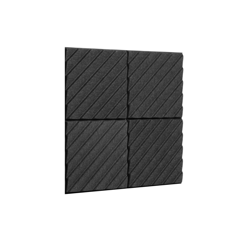 Acoustic panel Ecosound Acoustic Wave 70mm, 50x50cm graphite black