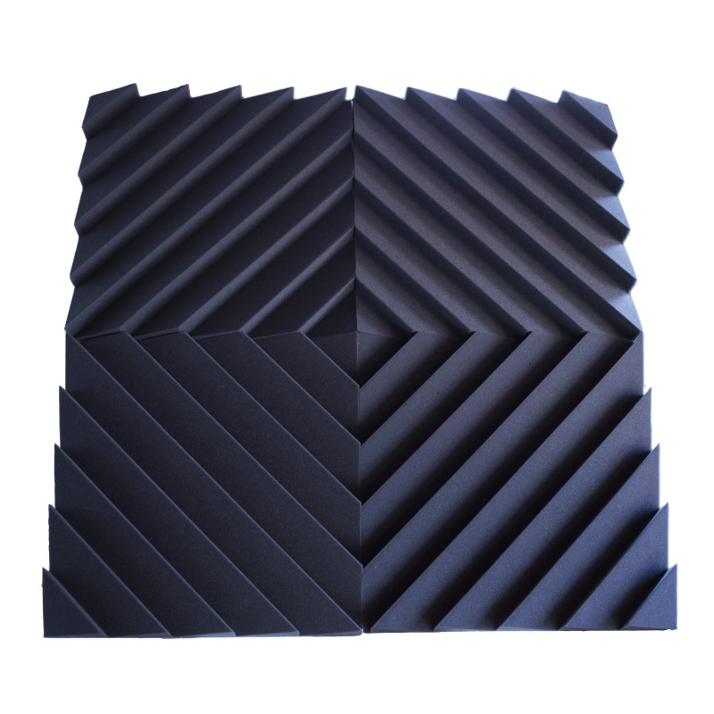 Acoustic panel Ecosound Acoustic Wave 70mm, 50x50cm graphite black