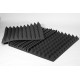 Acoustic foam panel Ecosound Manhattan100mm 1.2mx0.6m Graphite black