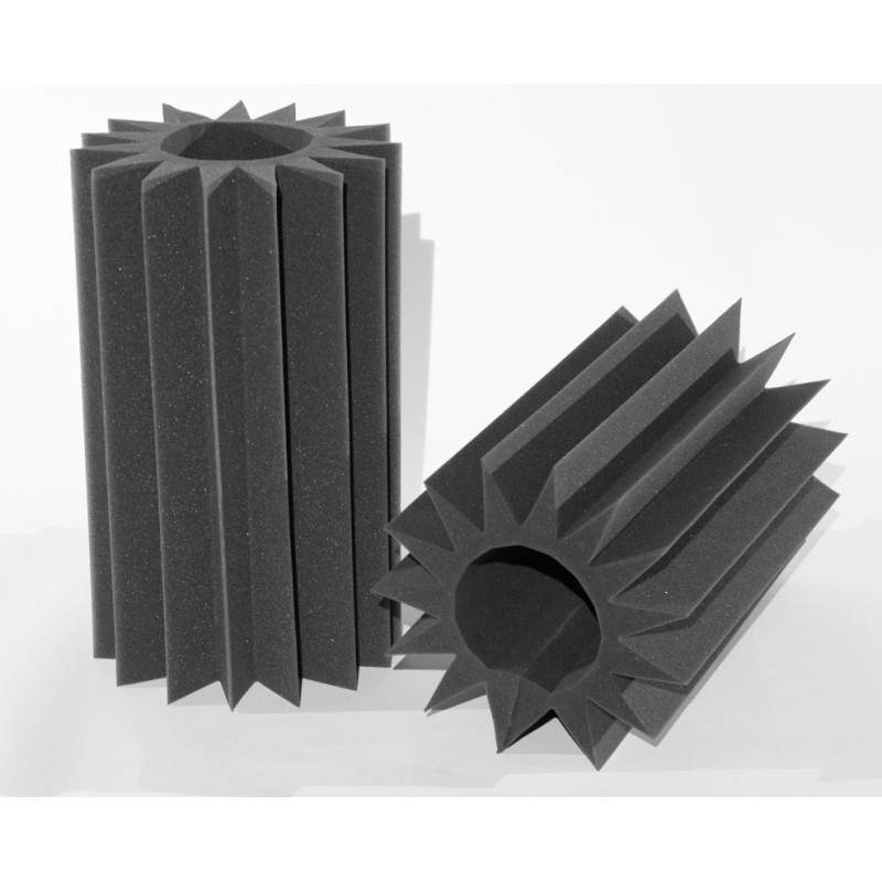 Bass trap Ecosound Saw 0.6x0.35x0.1 m Color black graphite