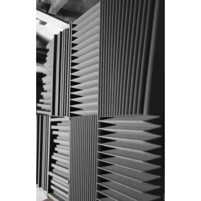 Ecosound Acoustic Foam Panel Saw 100mm 0.6mx0.6m Graphite Black