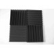 Ecosound Acoustic Foam Panel Saw 100mm 0.6mx0.6m Graphite Black