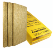Acoustic mineral wool