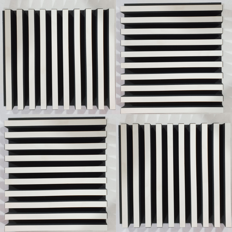 Acoustic panel Ecosound EcoComb white 50x50 cm 53mm