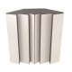 Bass trap PINDIFF Rock 500x500x200 mm white