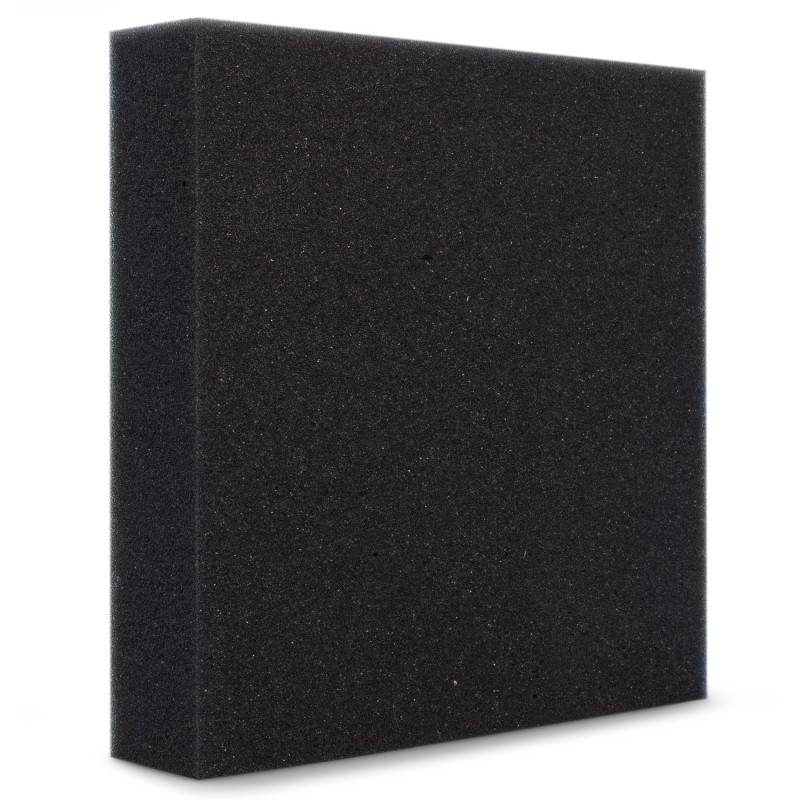 Acoustic foam panel Ecosound Pattern Black 60mm, 60x60cm 