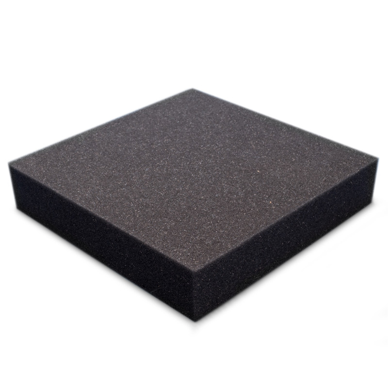 Acoustic foam panel Ecosound Pattern Black 60mm, 60x60cm 