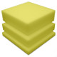 Acoustic foam panel Ecosound Pattern Yellow 60mm, 60x60cm 
