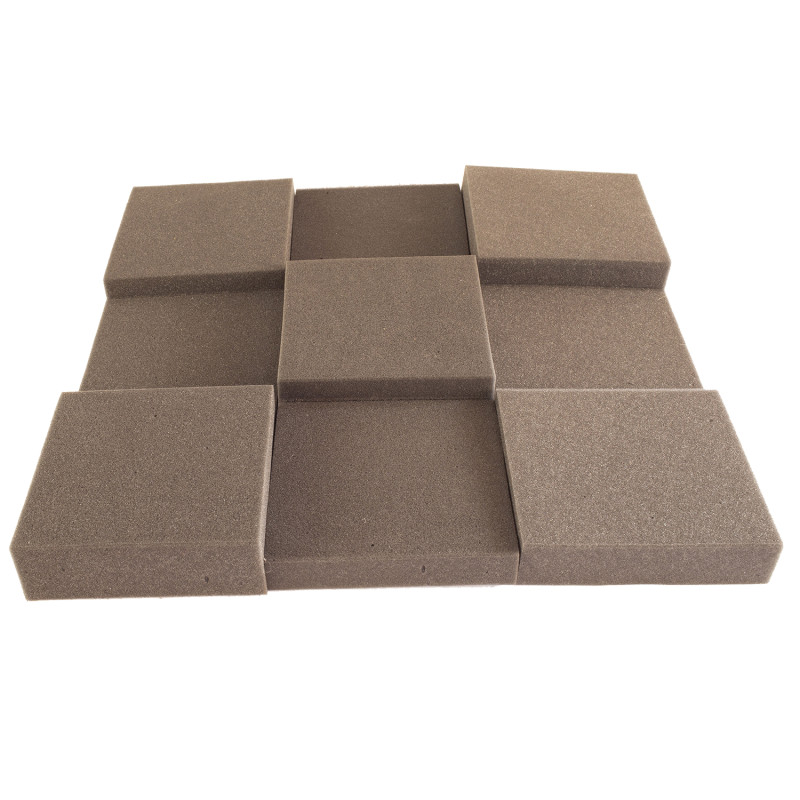 Acoustic foam panel Ecosound Pattern 50mm, 50x50cm color black