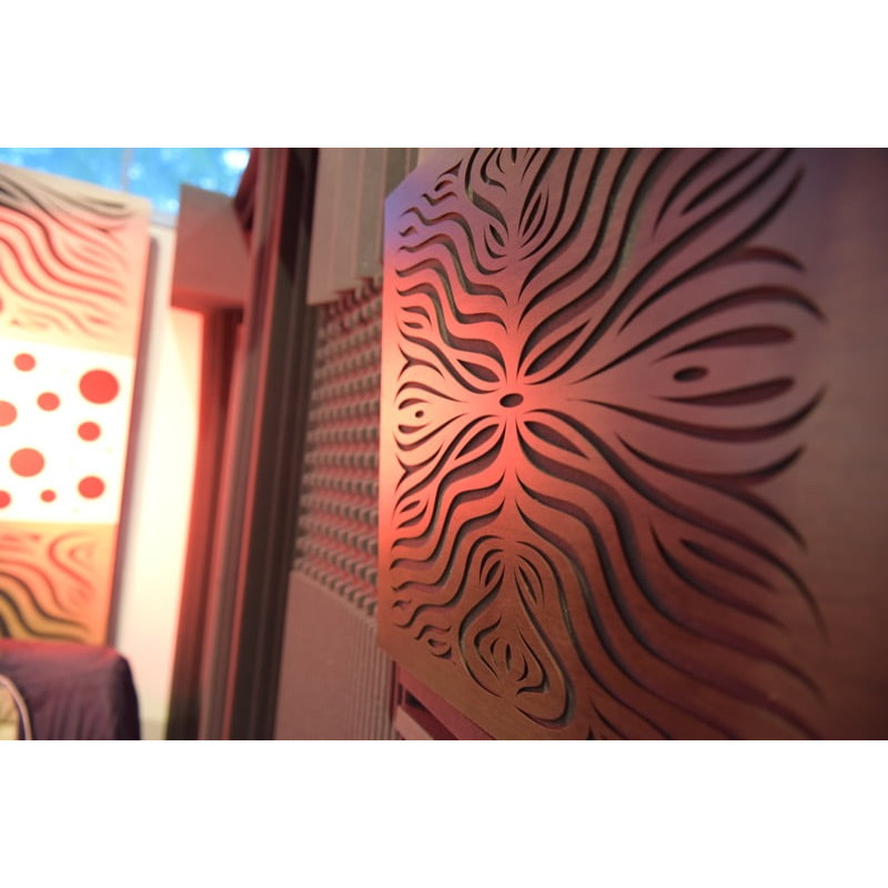 Acoustic panel Ecosound Chimera white 50x50 cm 33mm 