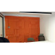 Velvet acoustic panel made of acoustic foam Ecosound Velvet Gray 50x25cm 50mm Color Grey