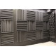 Ecosound Manhattan mini acoustic foam panel 30mm 50x50cm Graphite black